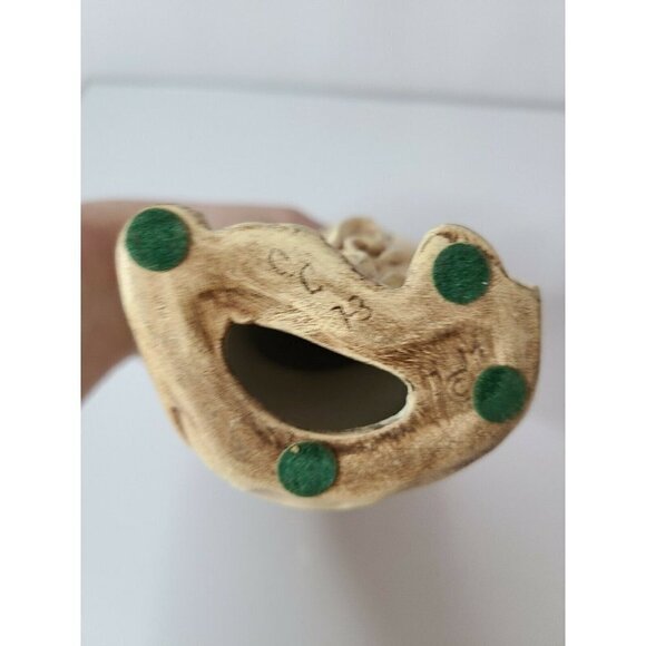 𝅺VINTAGE Carved Asian Men Ceramic Figurine Statue - Picture 7 of 8